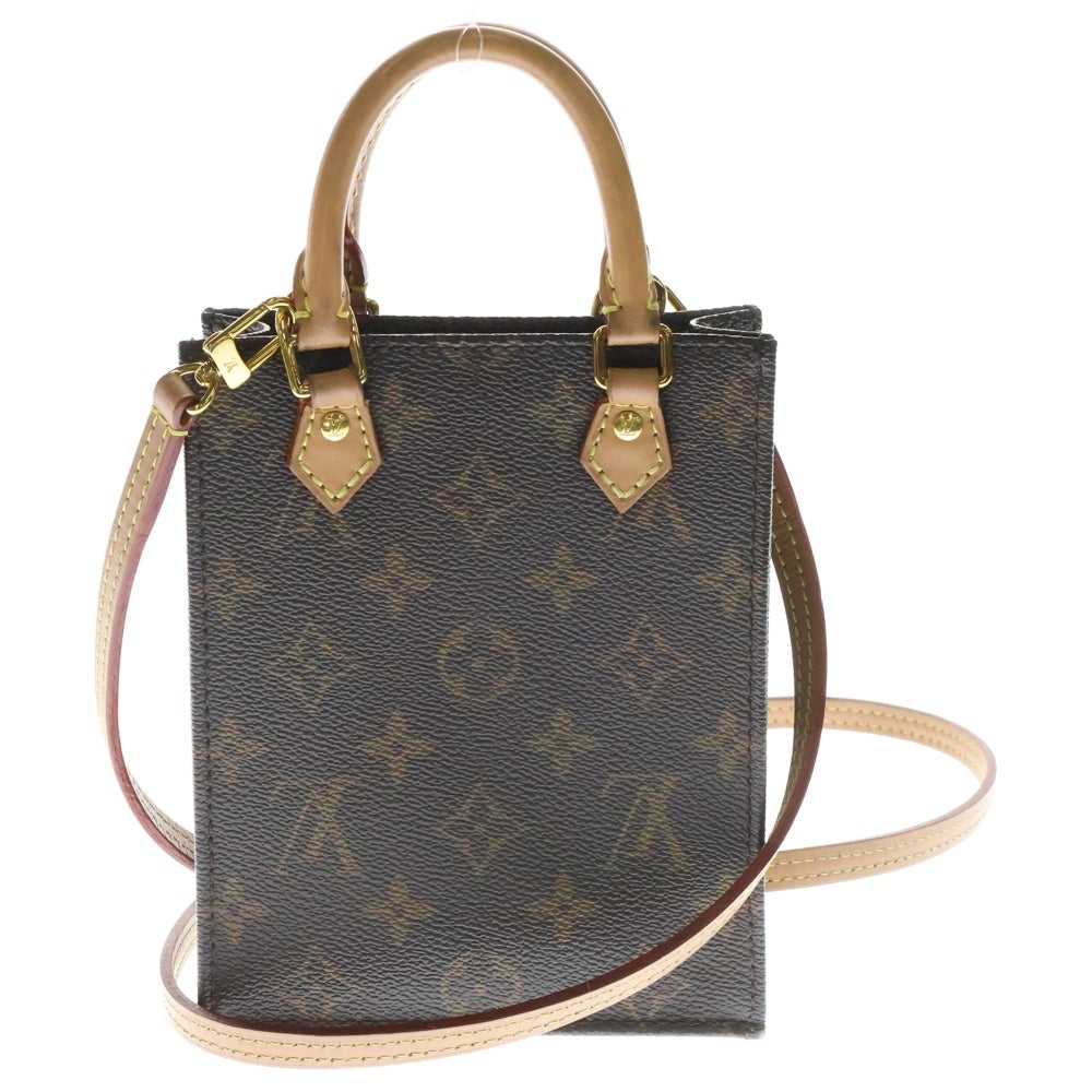 LOUIS VUITTON(ルイヴィトン) モノグラム プティットサックプラ ショルダーバッグ ブラウン PVCレザー RFID M69442