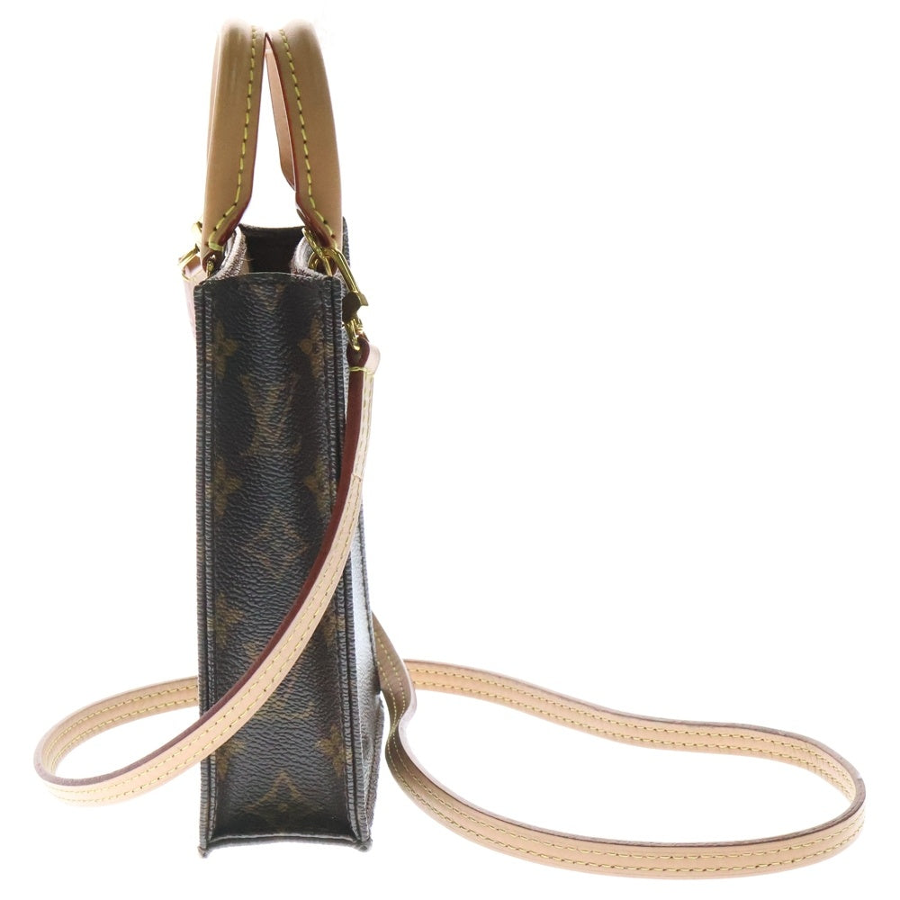 LOUIS VUITTON(ルイヴィトン) モノグラム プティットサックプラ ショルダーバッグ ブラウン PVCレザー RFID M69442
