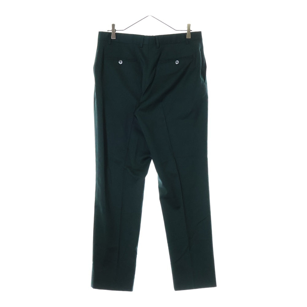 GUCCI(グッチ) ノータック ウール スラックスパンツ トラウザーズ グリーン 692040 ZAIFI
