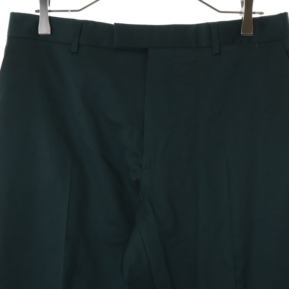 GUCCI(グッチ) ノータック ウール スラックスパンツ トラウザーズ グリーン 692040 ZAIFI