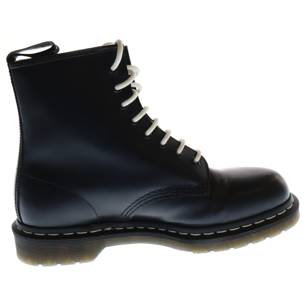 Dr.Martens(ドクターマーチン) 1460 ホワイトステッチ 8ホール スムースレザー レースアップ ハイカットブーツ ブラック/ホワイト 24758001