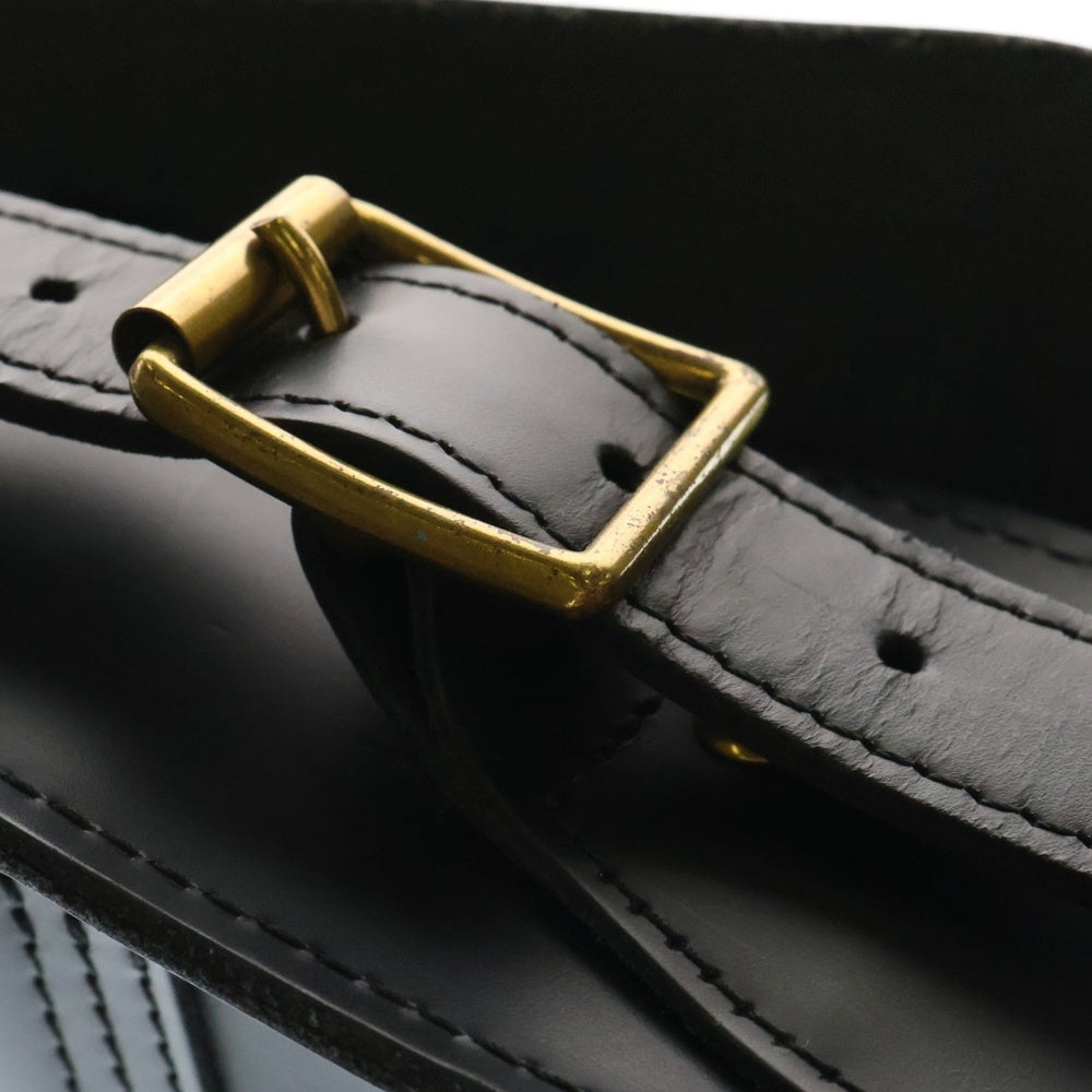 Dr.Martens(ドクターマーチン) サッチェルバッグ レザー 2WAY ハンド ショルダーバッグ ゴールド金具 ブラック