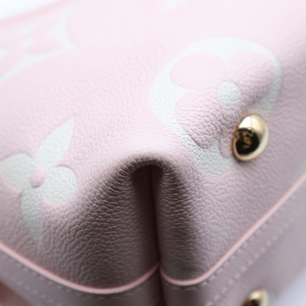 LOUIS VUITTON(ルイヴィトン) モノグラム・アンプラント バイカラー キャリーオールジップPM ピンク×ホワイト ショルダーバッグ ハンドバッグ RFID M14209