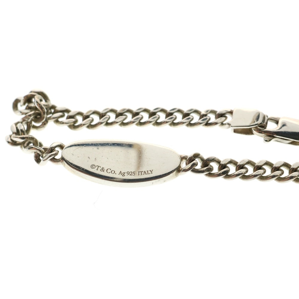 TIFFANY & Co.(ティファニー) リターントゥティファニー オーバルタグ 2Pダイヤ ブレスレット シルバー SV925 5.5g