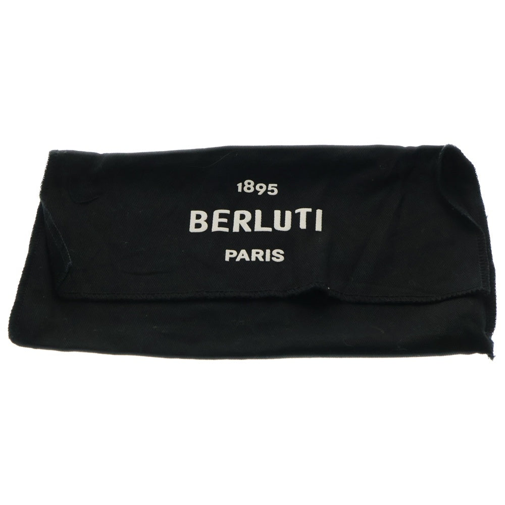 Berluti(ベルルッティ) イタウバ カリグラフィ レザー ラウンドジップ ロングウォレット 長財布 ネイビー