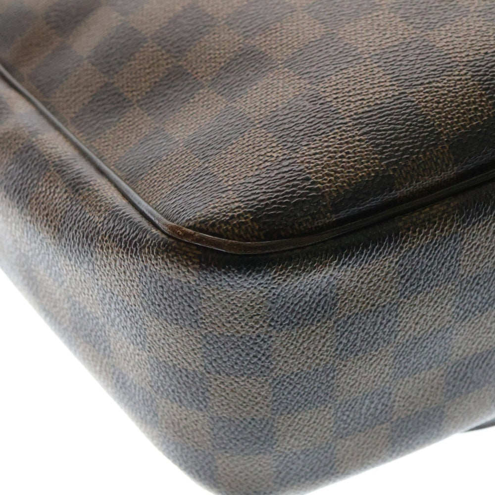 LOUIS VUITTON(ルイヴィトン) ダミエ パリオリPM トートバッグ ハンドバッグ ブラウン ゴールド金具 レザー×PVC N51123