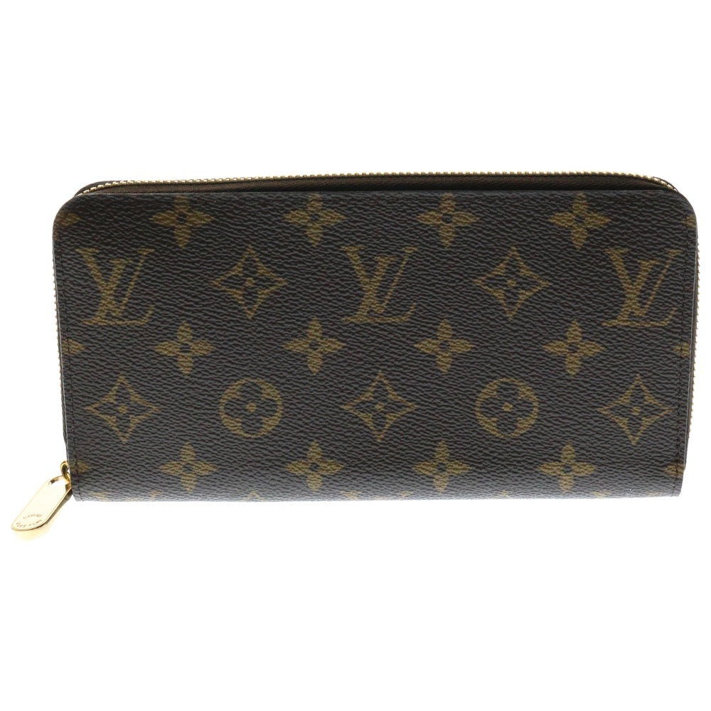LOUIS VUITTON(ルイヴィトン) ジッピーウォレット モノグラム コクリコ PVC レザー ロングウォレット 長財布 ゴールド金具 ブラウン M41896