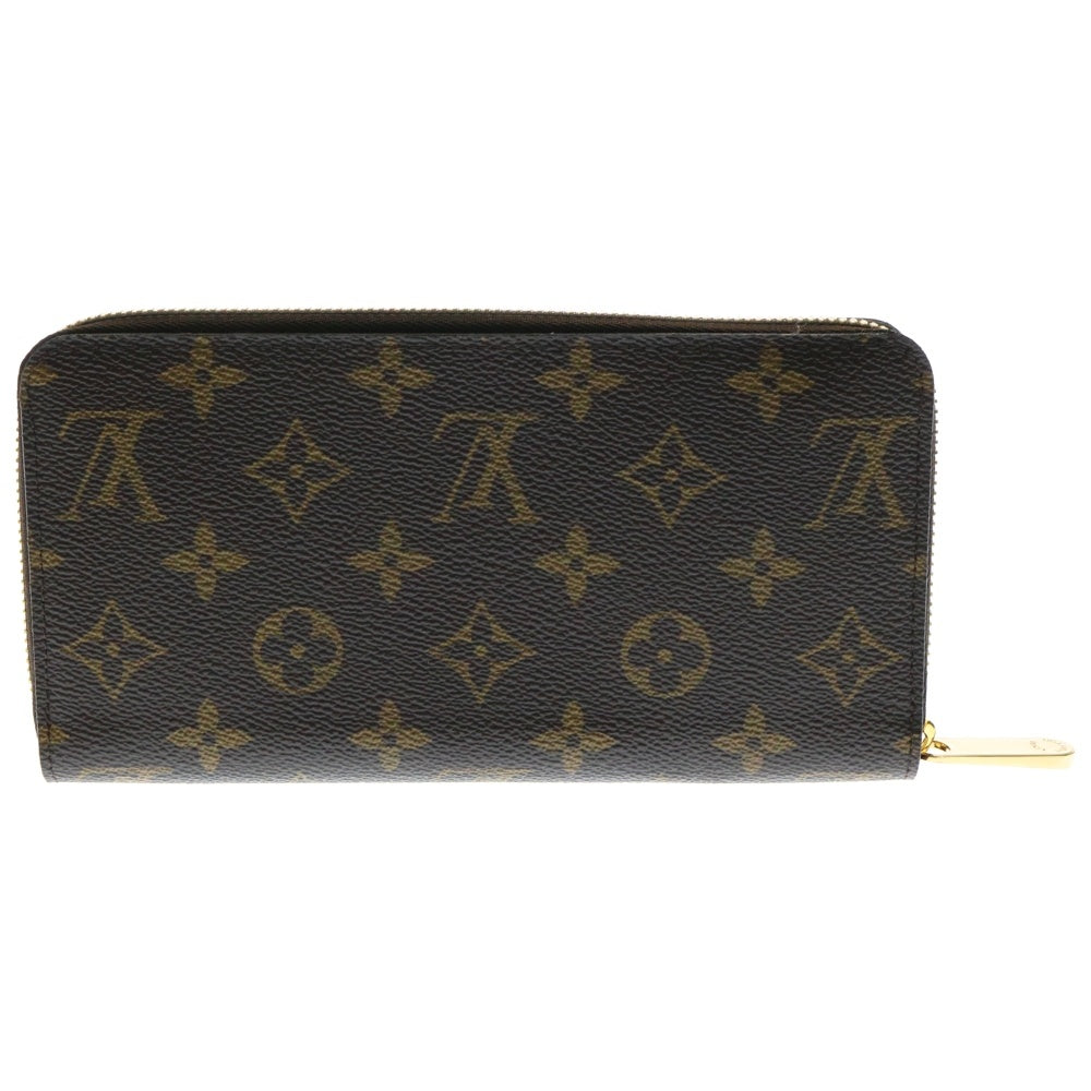 LOUIS VUITTON(ルイヴィトン) ジッピーウォレット モノグラム コクリコ PVC レザー ロングウォレット 長財布 ゴールド金具 ブラウン M41896