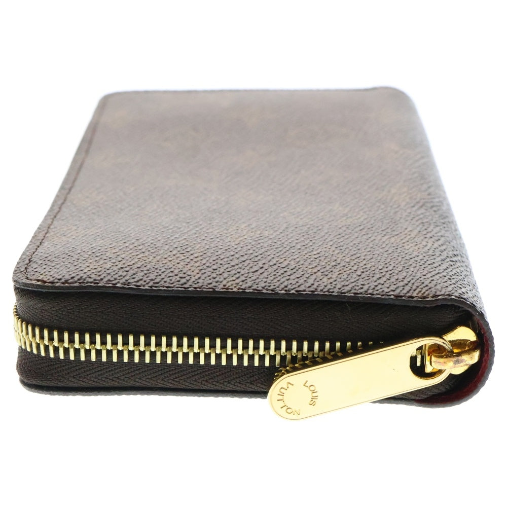 LOUIS VUITTON(ルイヴィトン) ジッピーウォレット モノグラム コクリコ PVC レザー ロングウォレット 長財布 ゴールド金具 ブラウン M41896