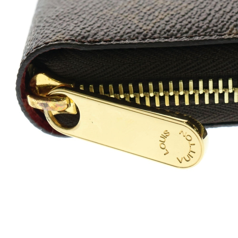 LOUIS VUITTON(ルイヴィトン) ジッピーウォレット モノグラム コクリコ PVC レザー ロングウォレット 長財布 ゴールド金具 ブラウン M41896