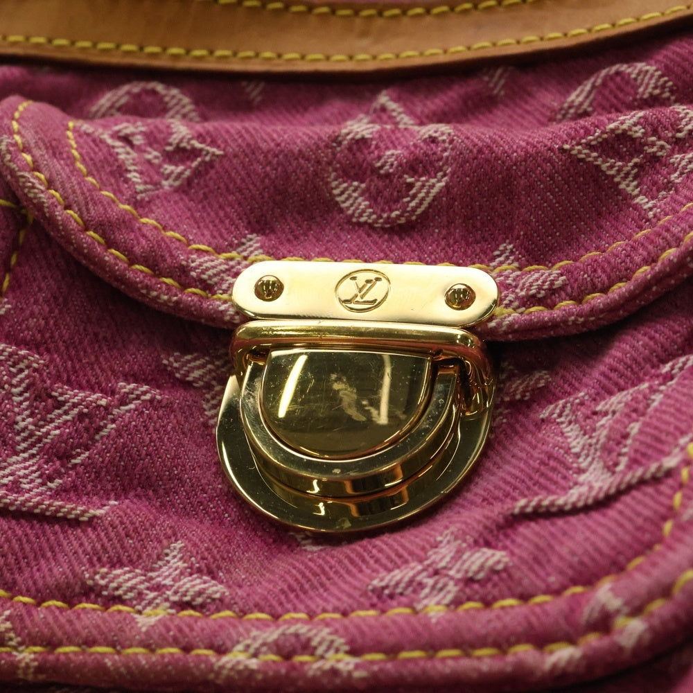 LOUIS VUITTON(ルイヴィトン) モノグラムデニム バギーPM フューシャ ハンドバッグ ワンショルダーバッグ ピンク キャンバス M95212