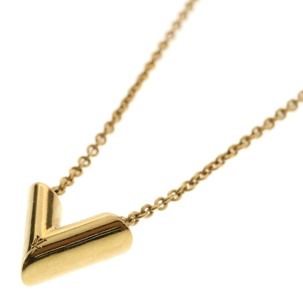 LOUIS VUITTON(ルイヴィトン) エセンシャルV ネックレス ペンダント チェーン ゴールド GP M00857