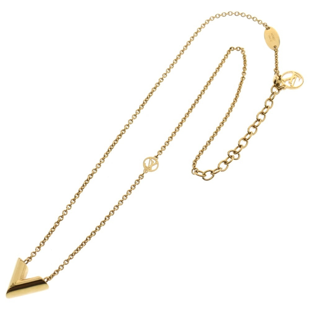 LOUIS VUITTON(ルイヴィトン) エセンシャルV ネックレス ペンダント チェーン ゴールド GP M00857