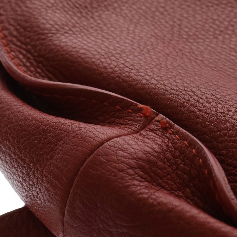 Chloe(クロエ) マーシー ショルダーバッグ 斜め掛けバッグ レッド ゴールド金具 レザー