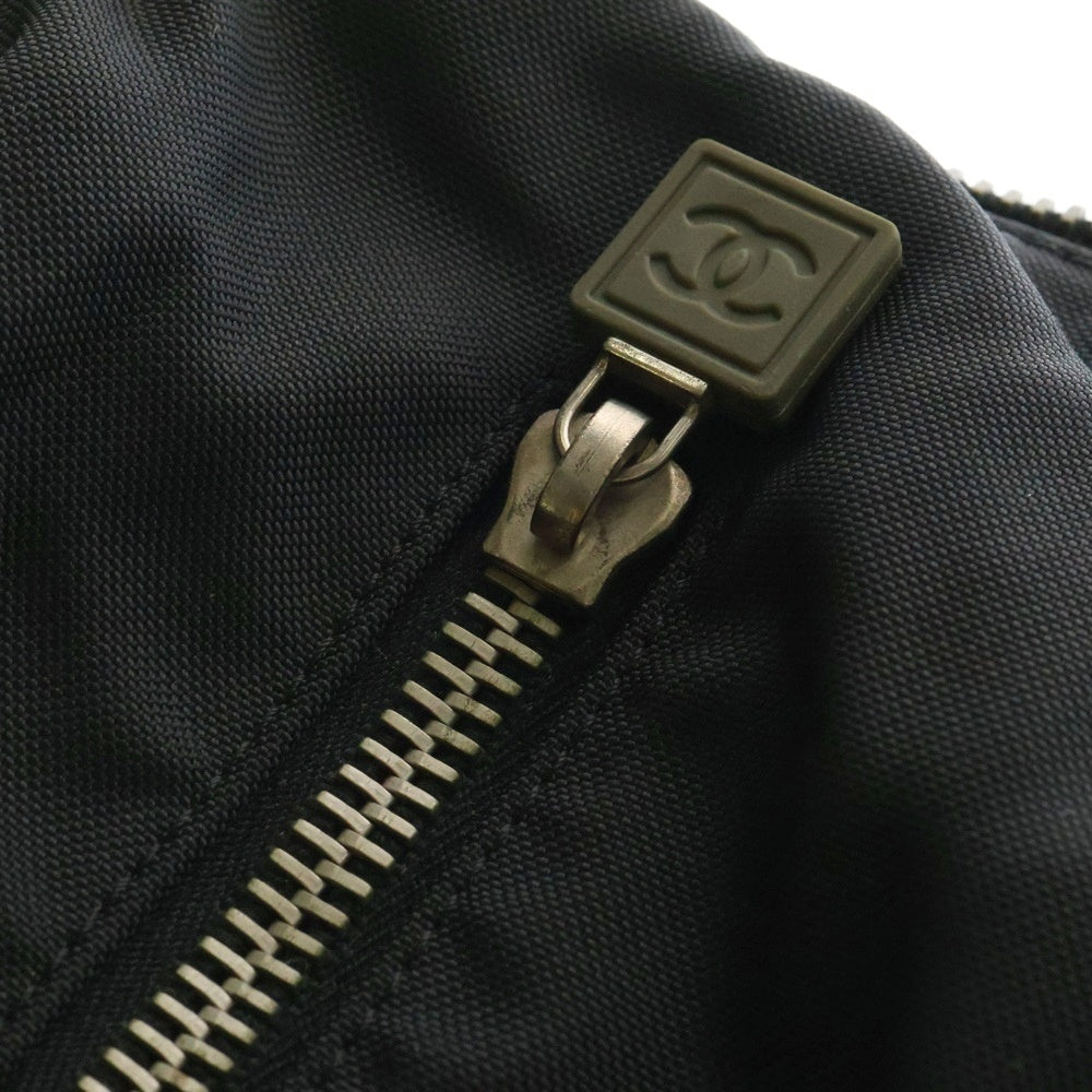 CHANEL(シャネル) スポーツライン ココマーク ショルダーバッグ ブラック×オリーブ ナイロン