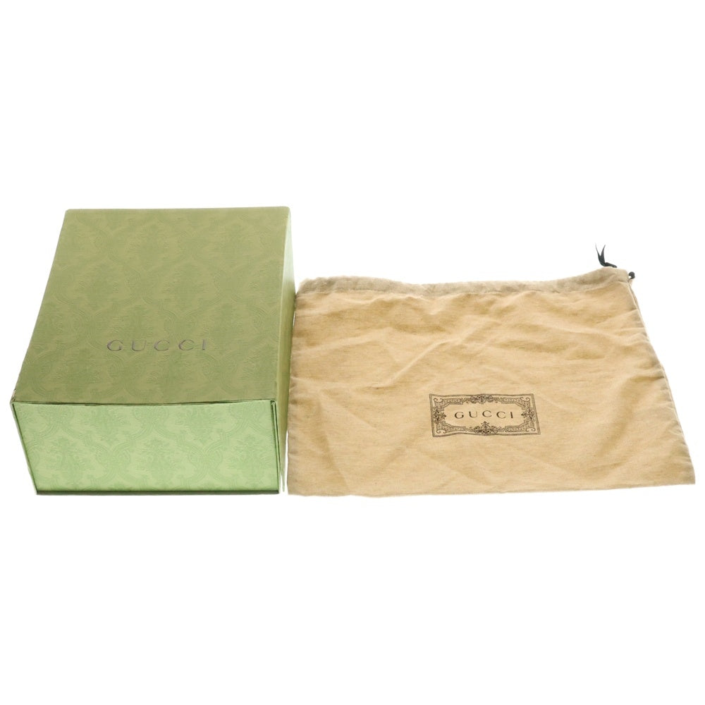 GUCCI(グッチ) GGマーモント キルティング チェーンショルダーバッグ ブラック レザー ゴールド金具 447632