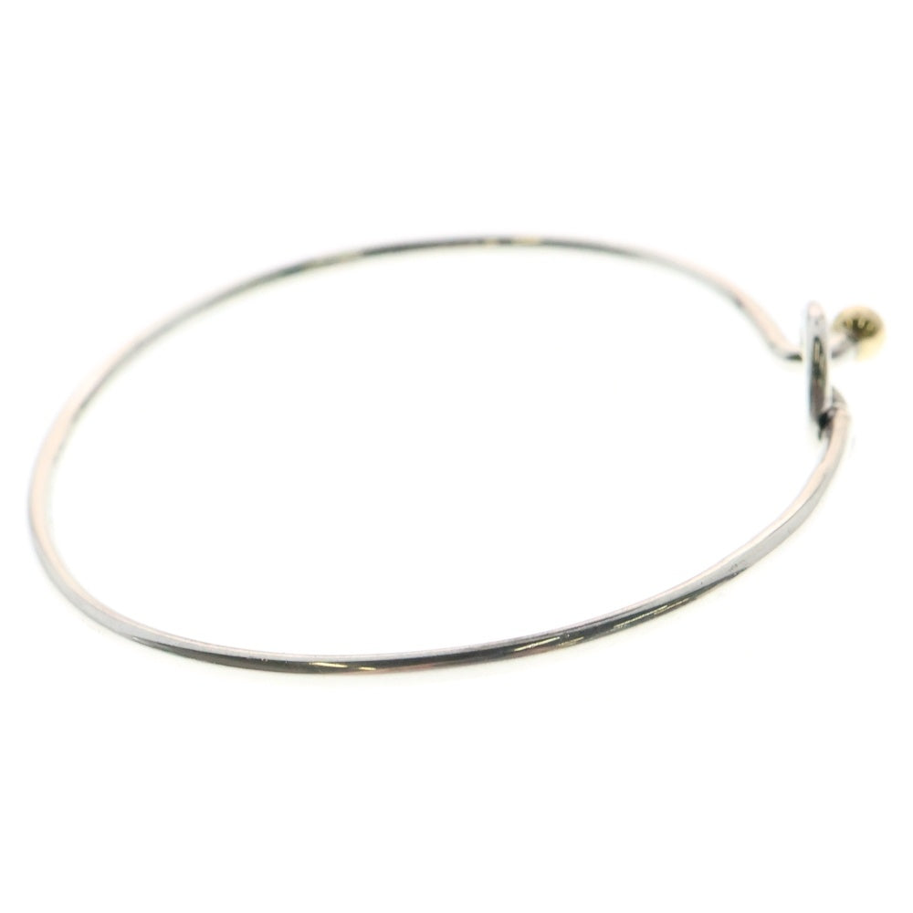 TIFFANY&Co(ティファニー) フックアンドアイ ブレスレット バングル K18YG×SV925 シルバー/ゴールド