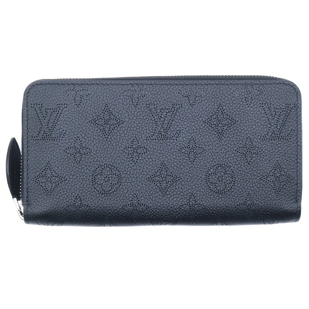 LOUIS VUITTON(ルイヴィトン) モノグラム・マヒナ ジッピーウォレット ロングウォレット 長財布 ブラック ノワール シルバー金具 レザー M61867
