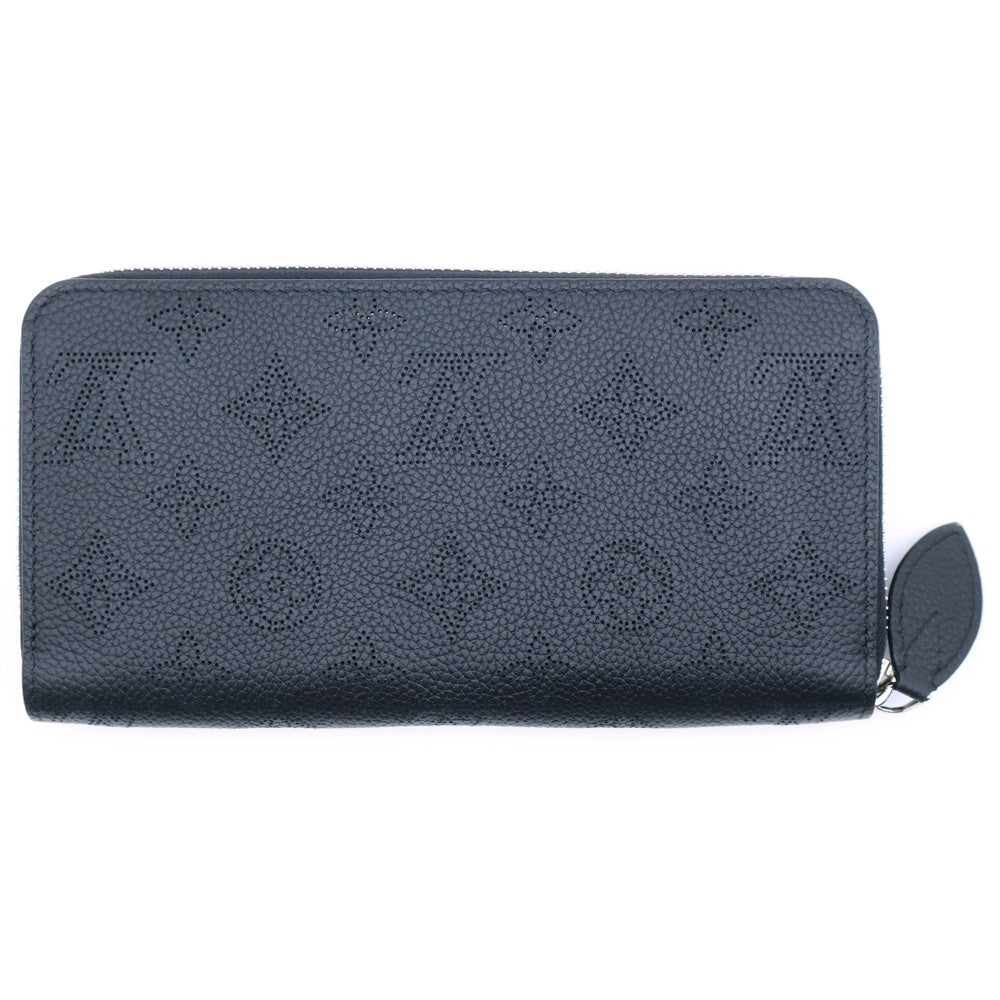 LOUIS VUITTON(ルイヴィトン) モノグラム・マヒナ ジッピーウォレット ロングウォレット 長財布 ブラック ノワール シルバー金具 レザー M61867