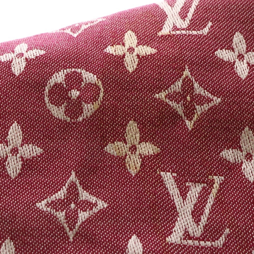 LOUIS VUITTON(ルイヴィトン) ショール・モノグラム ティーシャーティング スカーフ ワインレッド