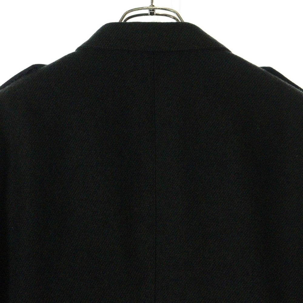 BURBERRY BLACK LABEL(バーバリー ブラックレーベル) ウール テーラードジャケット ブラック 起毛 BME95-317-78