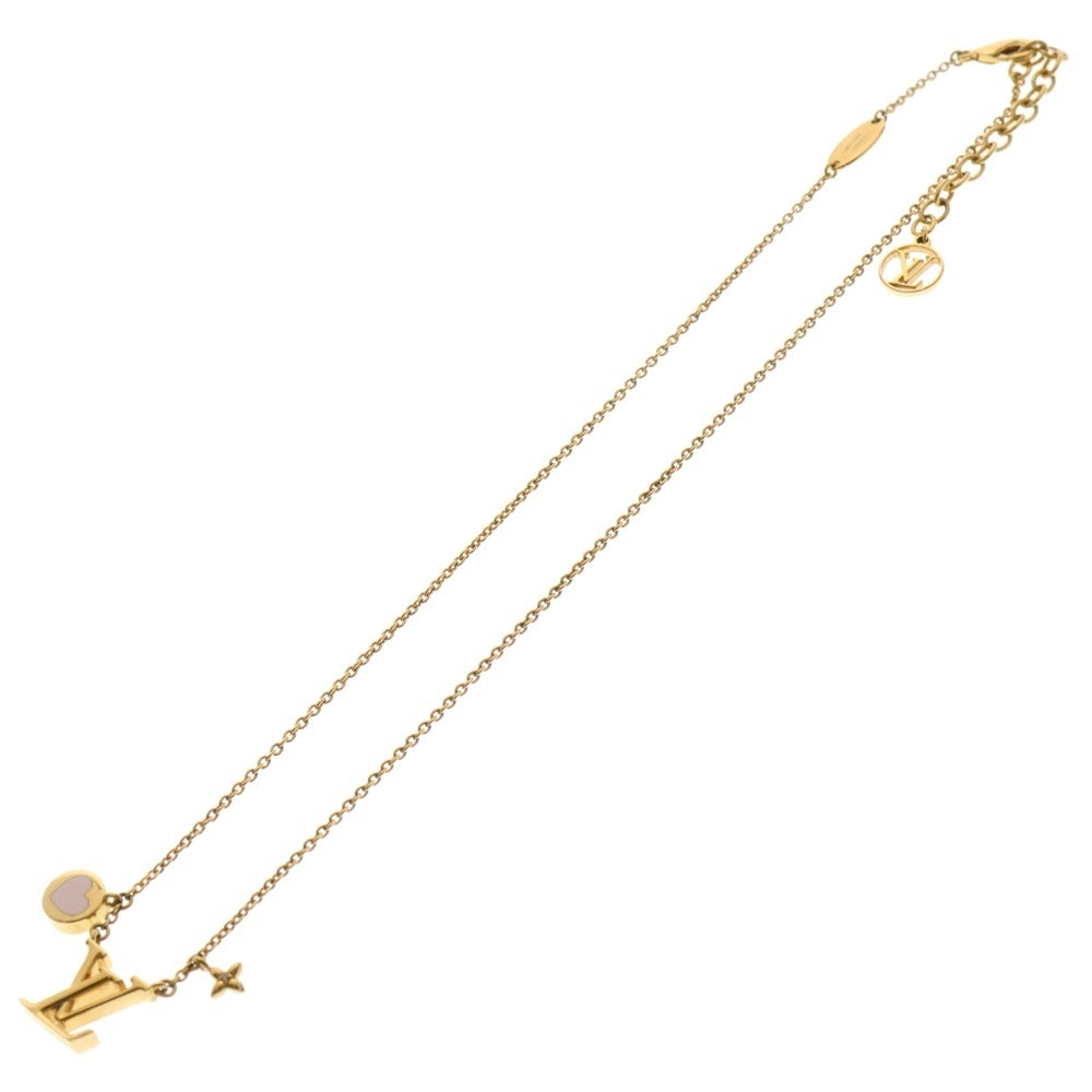 LOUIS VUITTON(ルイヴィトン) LV アイコニックハート ネックレス ゴールド GP ペンダント M01424