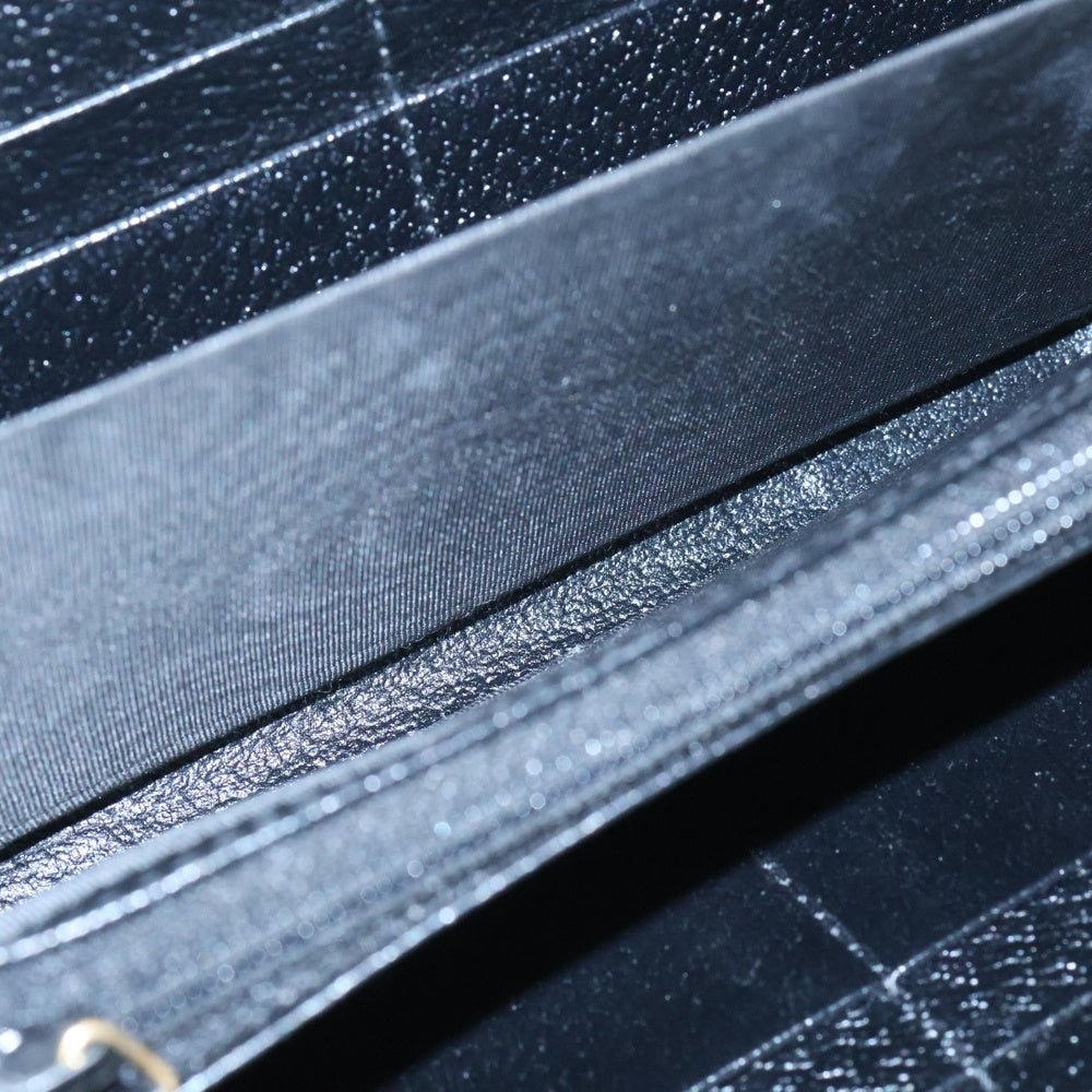 GUCCI(グッチ) GGマーモント ラウンドファスナー長財布 ロングウォレット カードケース ゴールド金具 ブラック レザー 428736
