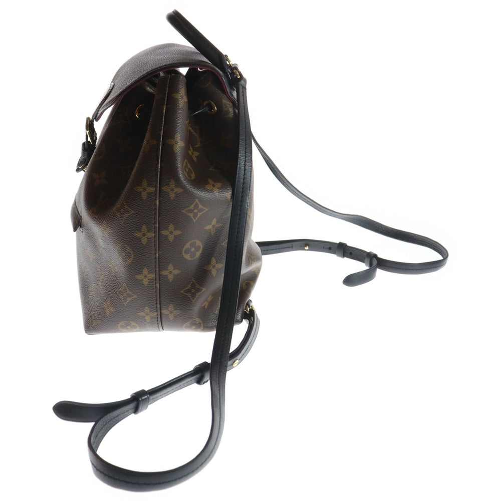 LOUIS VUITTON(ルイヴィトン) モノグラム モンスリ NM PM チャーム付レザーバックパック リュック ブラウン レディース M45515