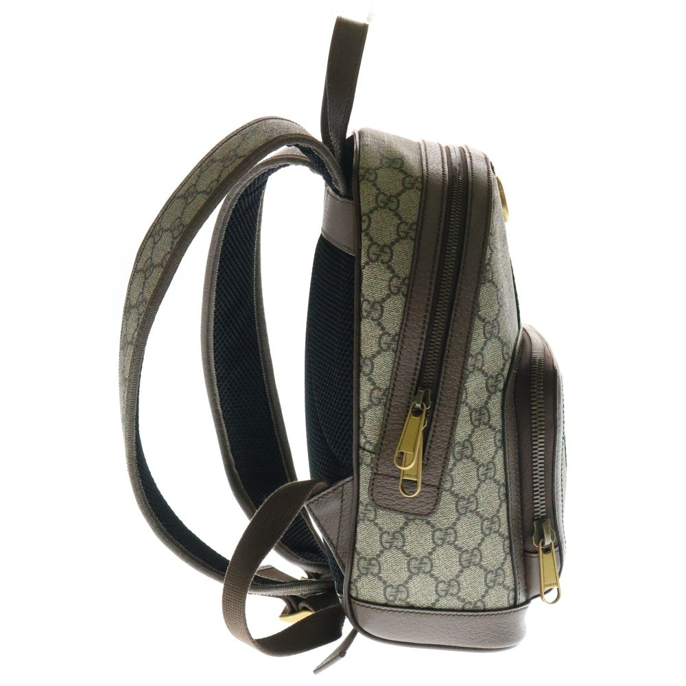 GUCCI(グッチ) オフィディア GGスプリーム スモール レザーバックパック リュック ブラウン/ベージュ 547965