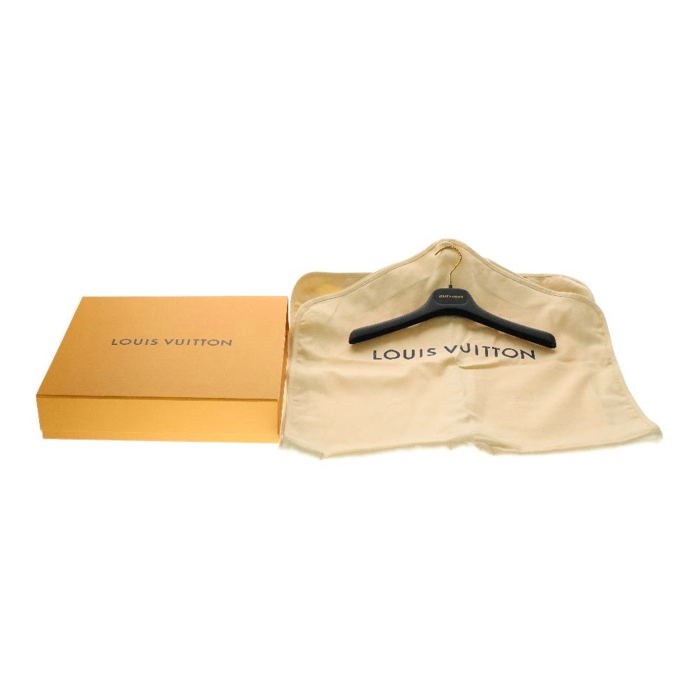 LOUIS VUITTON(ルイヴィトン) 25AW ストライプ総柄 LV モノグラムロゴ ゴールドボタン クルーネック ロングスリーブ 長袖シャツ ミディアムワンピース レディース RW252WW WRW FTDS46