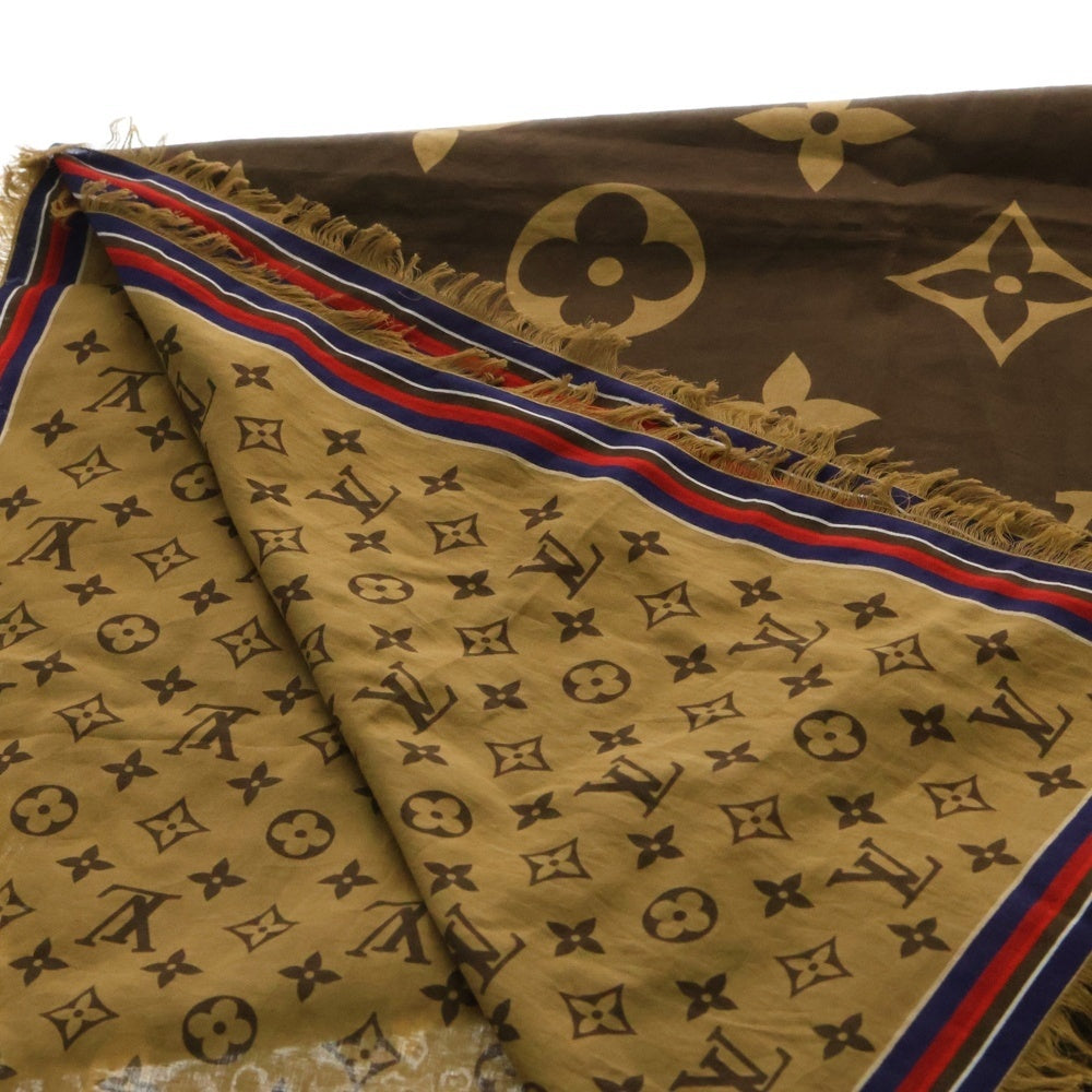 LOUIS VUITTON(ルイヴィトン) エトール モノグラム ブリス ストール スカーフ ブラウン M76366