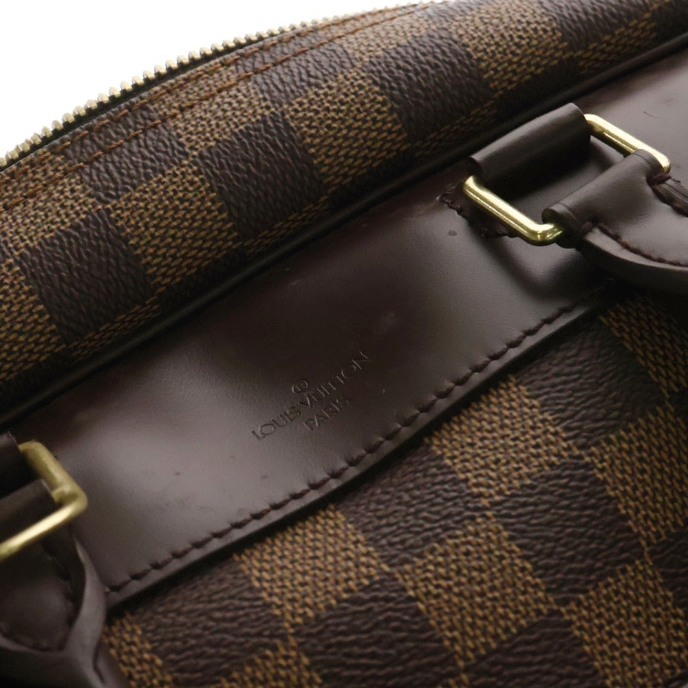 LOUIS VUITTON(ルイヴィトン) ダミエ ドーヴィル スペシャルオーダー ハンドバッグ ブラウン PVCレザー N47272