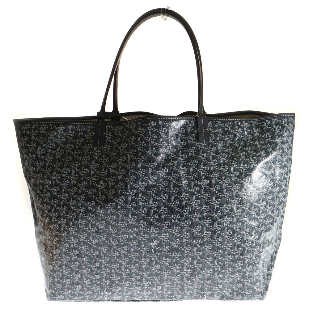 GOYARD (ゴヤール) サンルイGM トートバッグ PVCレザー GOYARD(ゴヤール) サンルイGM グレー PVC トートバッグ