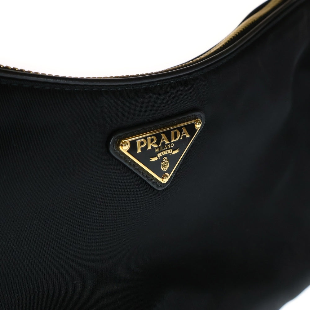 PRADA(プラダ) エメ テスート トライアングルロゴ ワンショルダーバッグ ハンドバッグ ナイロン×レザー 1BC232