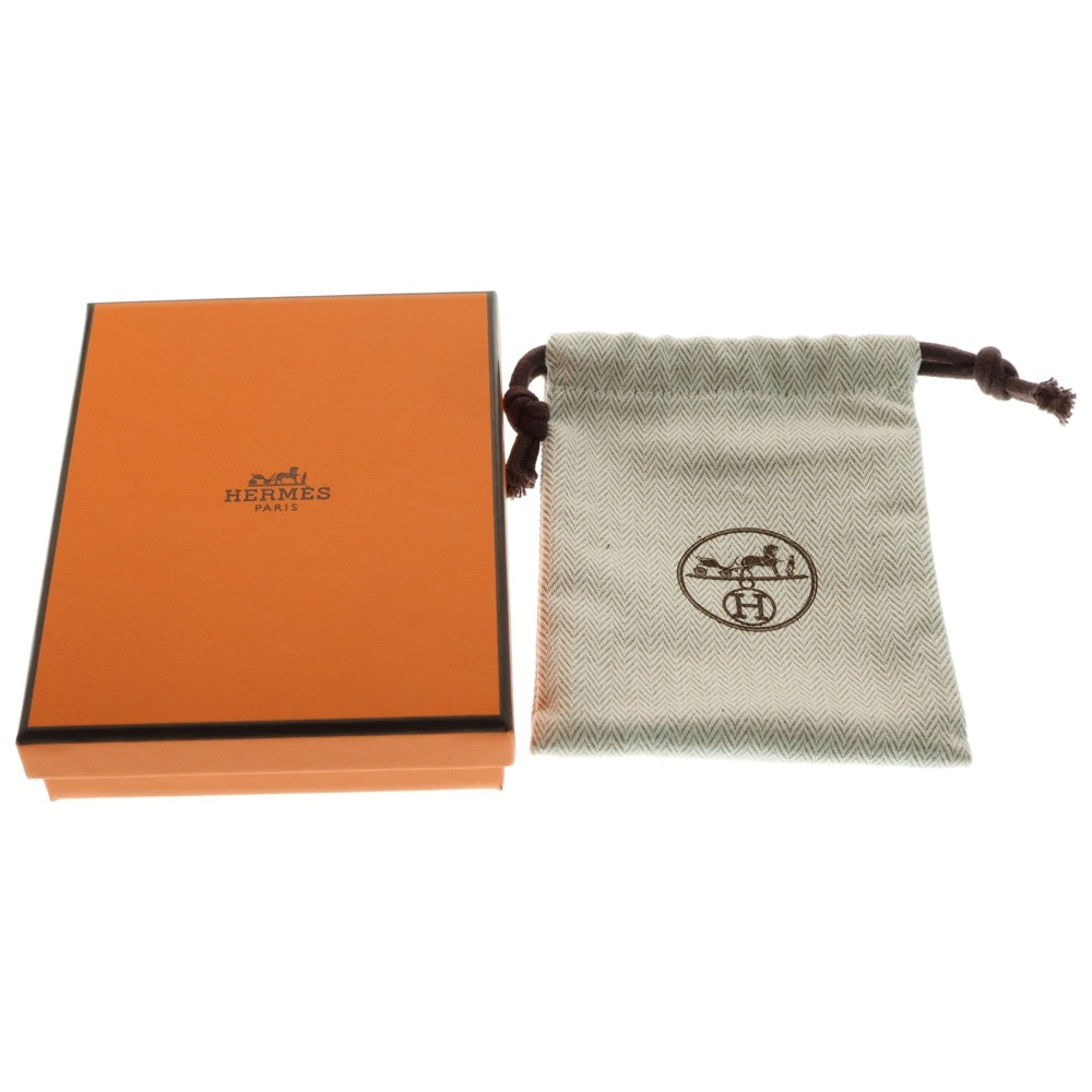 HERMES(エルメス) ポップアッシュミニ ネックレス ペンダント チェーン ブラック×シルバー