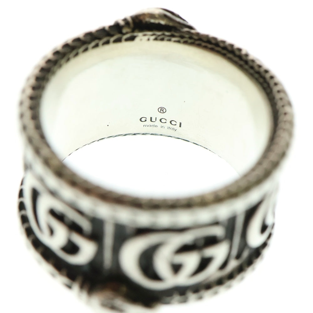 GUCCI(グッチ) GGマーモント スネーク シルバー リング 指輪 16