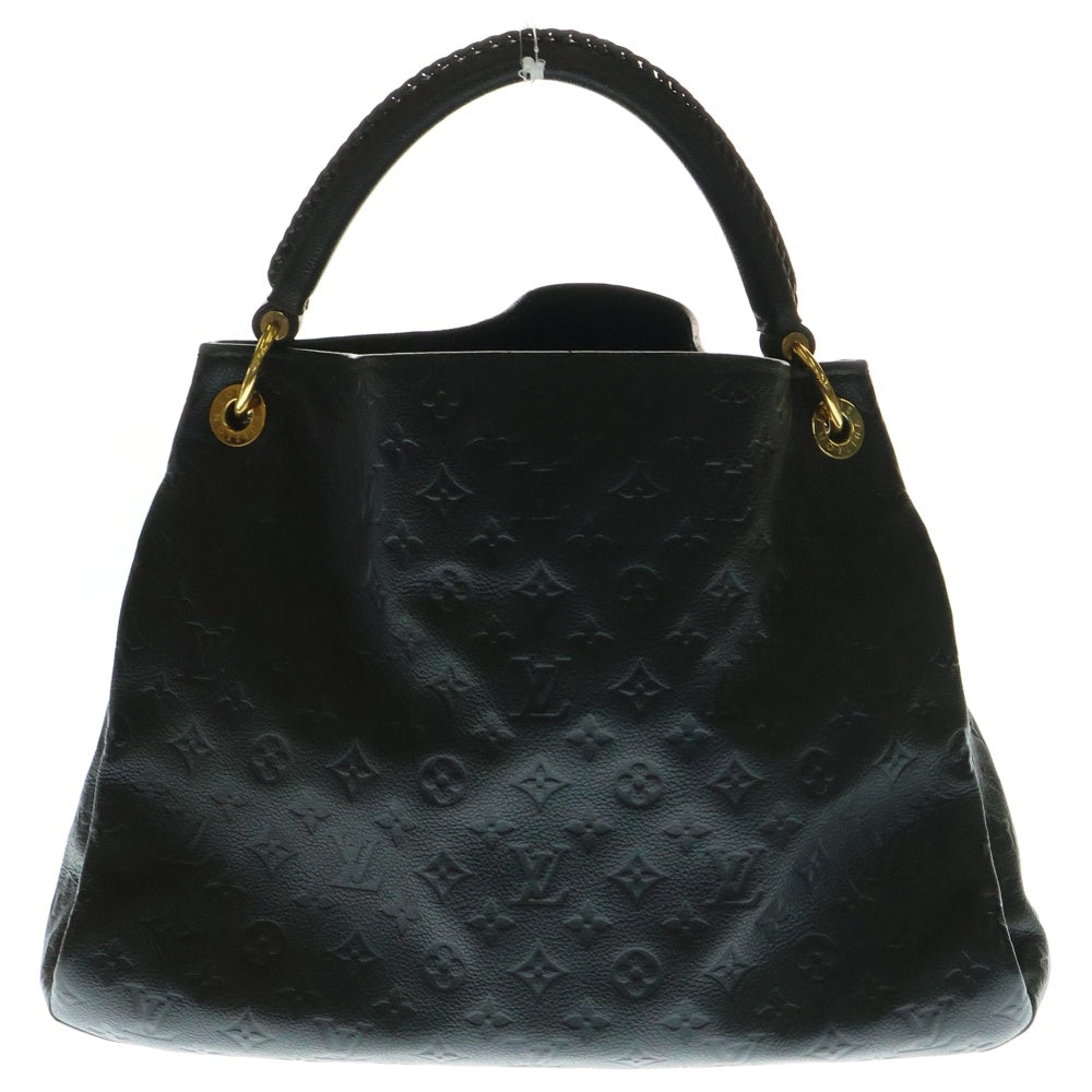 LOUIS VUITTON(ルイヴィトン) モノグラムアンプラント アーツィーMM レザーハンドバッグ ブラック レディース M93448