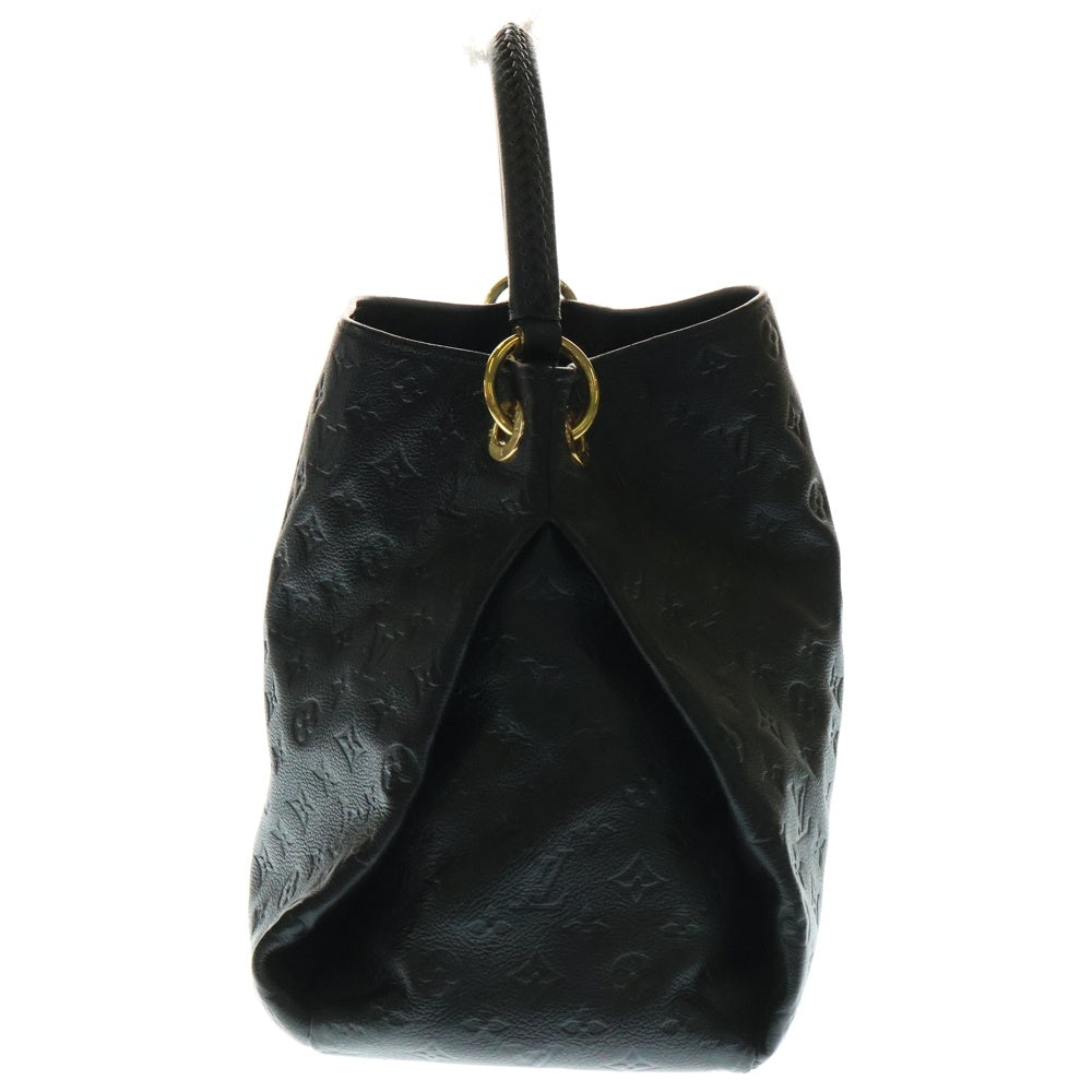 LOUIS VUITTON(ルイヴィトン) モノグラムアンプラント アーツィーMM レザーハンドバッグ ブラック レディース M93448