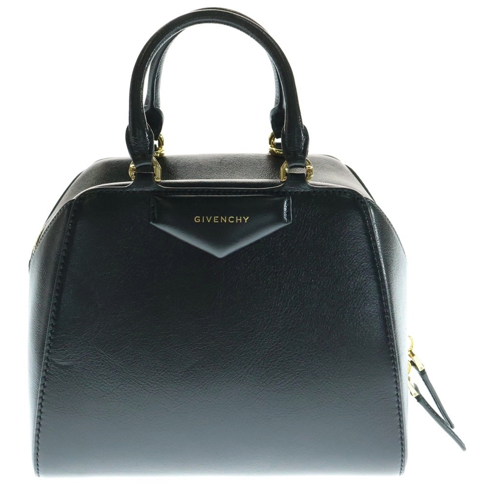 GIVENCHY(ジバンシィ) アンティゴナ キューブ ナノ ハンドバッグ ブラック レザー