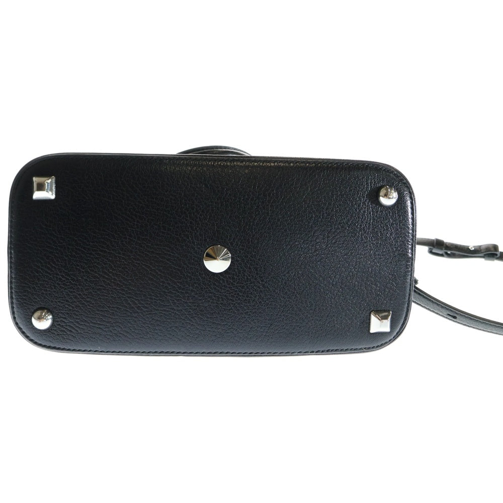 Maison Martin Margiela(メゾンマルタンマルジェラ) 5AC 2WAY ショルダーバッグ ハンドバッグ ブラック レザー×ナイロン