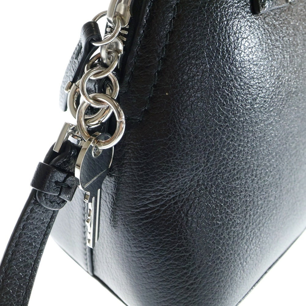 Maison Martin Margiela(メゾンマルタンマルジェラ) 5AC 2WAY ショルダーバッグ ハンドバッグ ブラック レザー×ナイロン