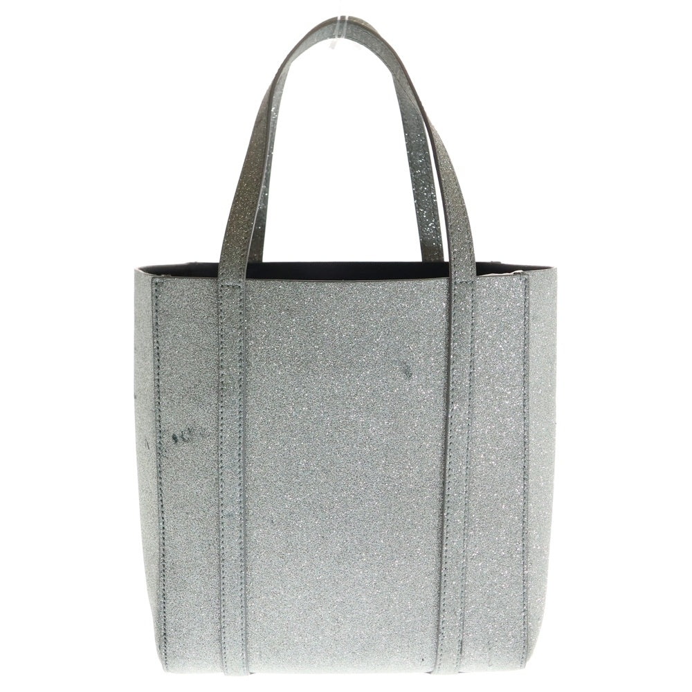 BALENCIAGA(バレンシアガ) エブリデイ トート XXS シルバーラメ レザー ショルダーバッグ 551815