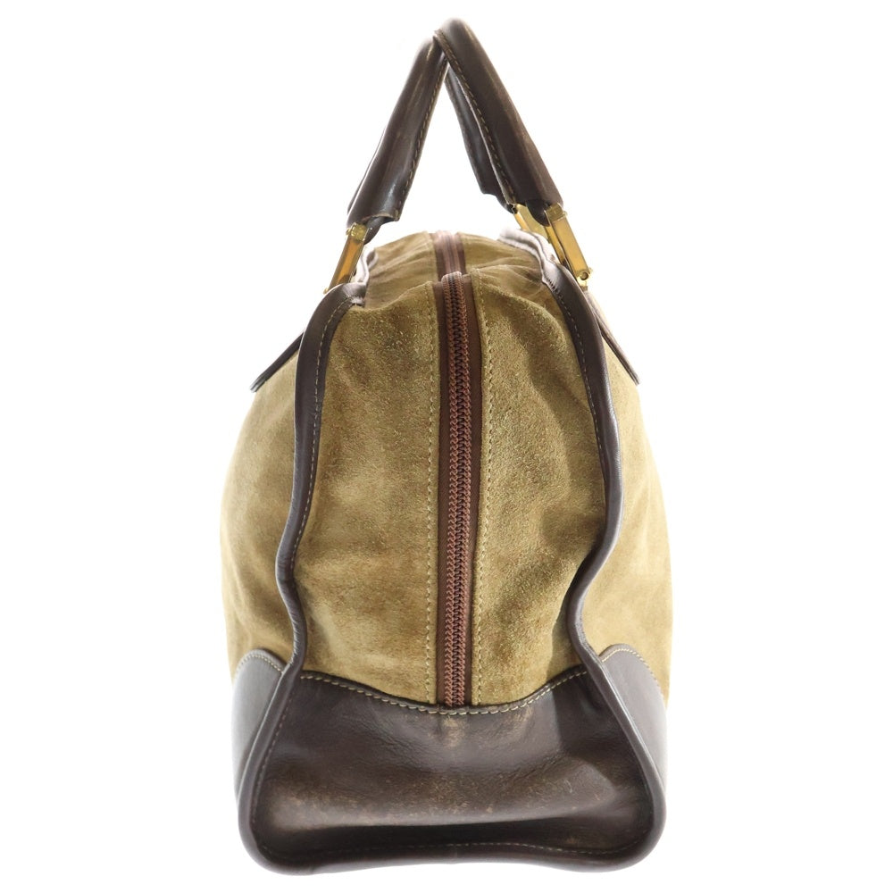 LOEWE(ロエベ) アナグラム アマソナ ハンドバッグ ブラウン スエード