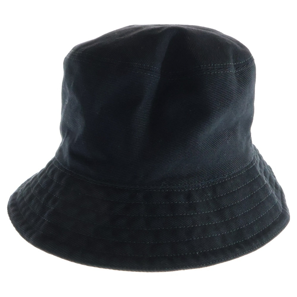 miumiu(ミュウミュウ) ロゴ キャンバス バケットハット ブラック 5HC196