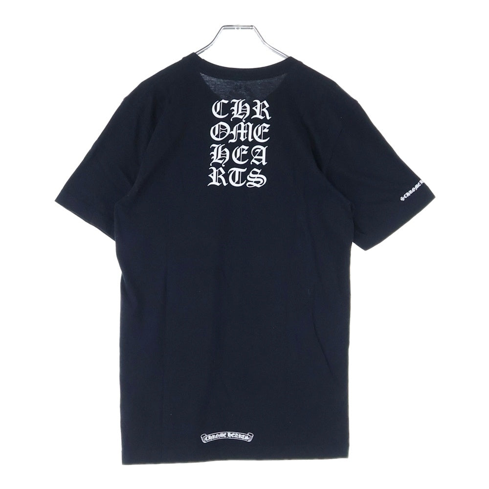 CHROME HEARTS(クロムハーツ) Vertical Logo Tee ヴァーティカルロゴ半袖 Tシャツ カットソー ブラック