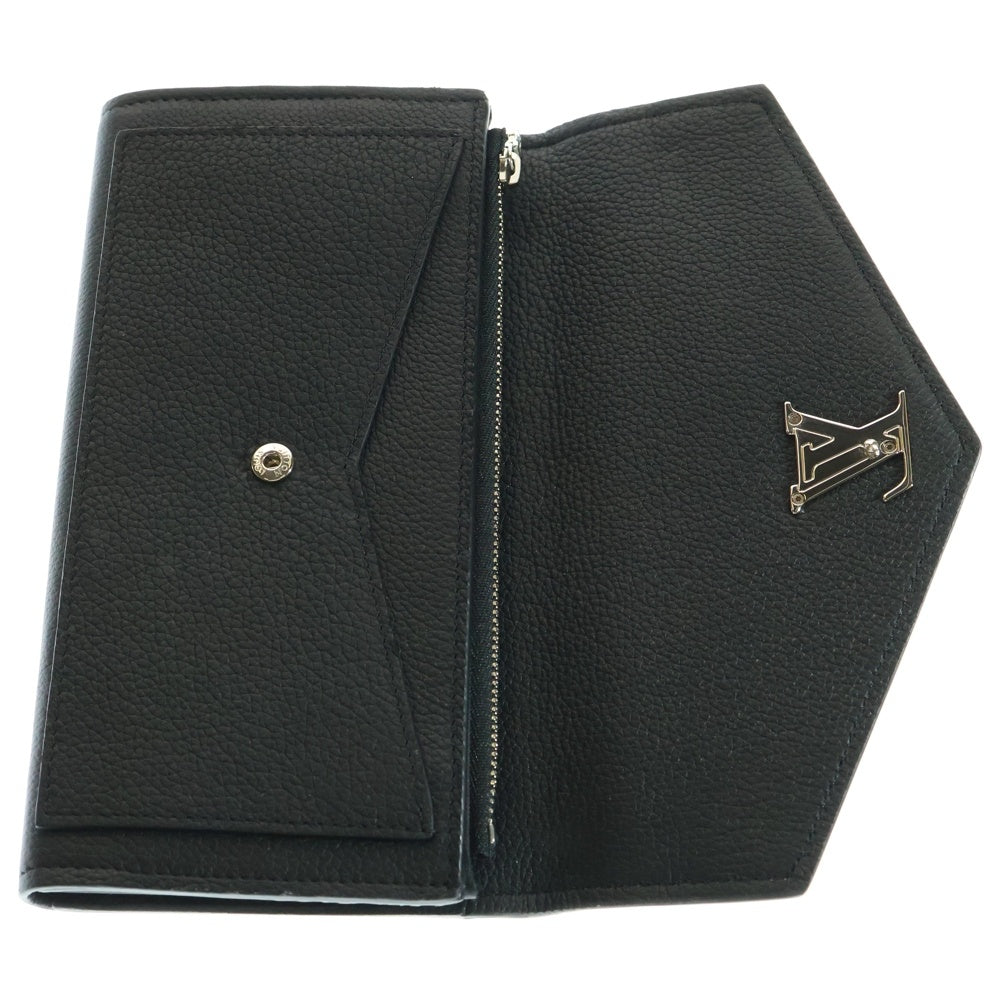 LOUIS VUITTON(ルイヴィトン) ポルトフォイユ マイロックミー ブラック レザー 二つ折り財布 RFID M62530
