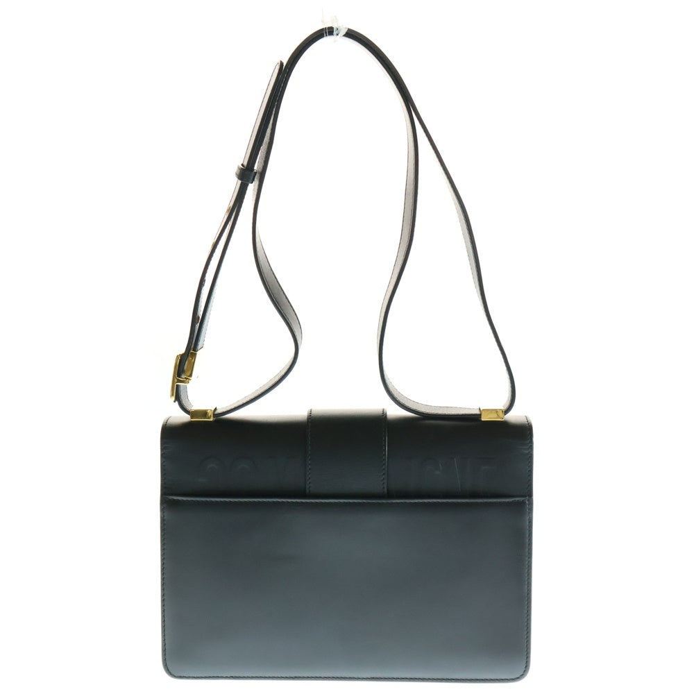 Christian Dior(クリスチャンディオール) 30モンテーニュ ショルダーバッグ ハンドバッグ ブラック レザー ゴールド金具