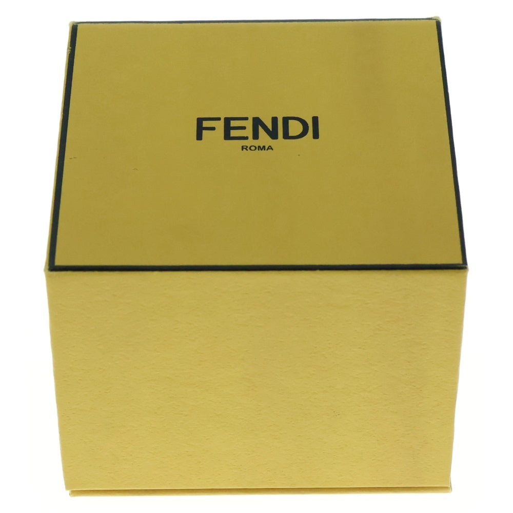 FENDI(フェンディ) オーロック ラインストーン ピアス ゴールド GP FFロゴ レディース