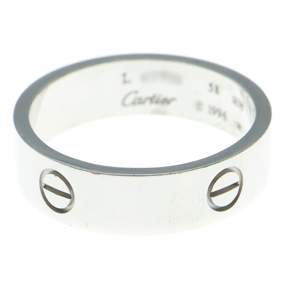 Cartier(カルティエ) LOVE ラブリング 指輪 750WG ホワイトゴールド レディース