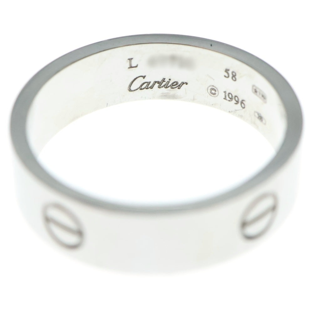 Cartier(カルティエ) LOVE ラブリング 指輪 750WG ホワイトゴールド レディース